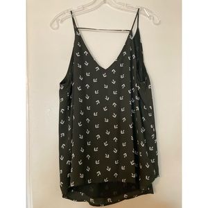 Arrow Bar Back Strappy Cami